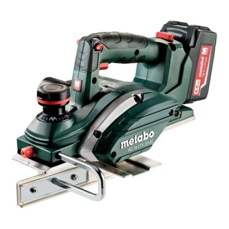 Metabo Akku-Hobel HO 18 LTX 20-82 MetaLoc + 2x18V/4Ah Li-Ion + ASC 30-36 V