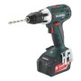 Metabo Akku-Bohrschrauber BS 18 LT Kunststoffkoffer + 2x18V/4Ah Li-Ion + ASC 30-36 V