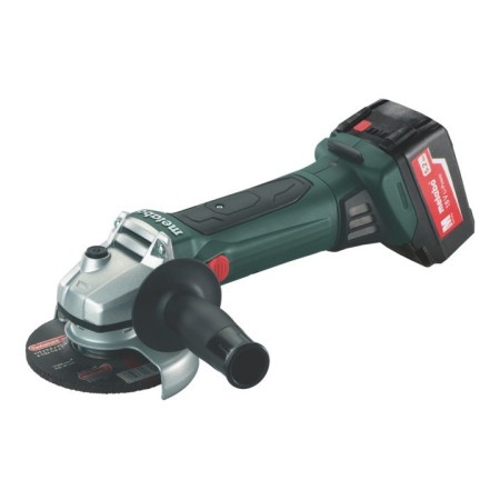 Metabo Akku-Winkelschleifer W 18 LTX 125 Quick Kunststoffkoffer + 2x18V/5.2Ah Li-Ion + ASC 30-36 V