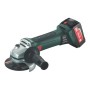 Metabo Akku-Winkelschleifer W 18 LTX 125 Quick Kunststoffkoffer + 2x18V/5.2Ah Li-Ion + ASC 30-36 V