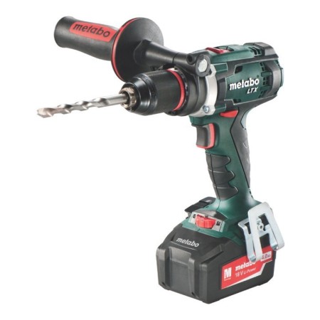 Metabo Akku-Bohrschrauber BS 18 LTX Impuls Kunststoffkoffer + 2x18V/4Ah Li-Ion + ASC 30-36 V