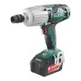 Metabo Akku-Schlagschrauber SSW 18 LTX 600 Kunststoffkoffer + 2x18V/5.2Ah Li-Ion + ASC 30-36 V