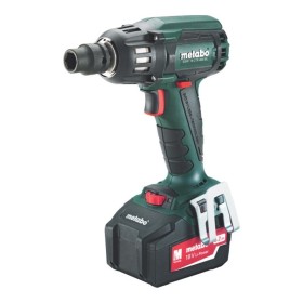 Metabo Akku-Schlagschrauber SSW 18 LTX 400 BL Kunststoffkoffer + 2x18V/5.2Ah Li-Ion + ASC 30-36 V