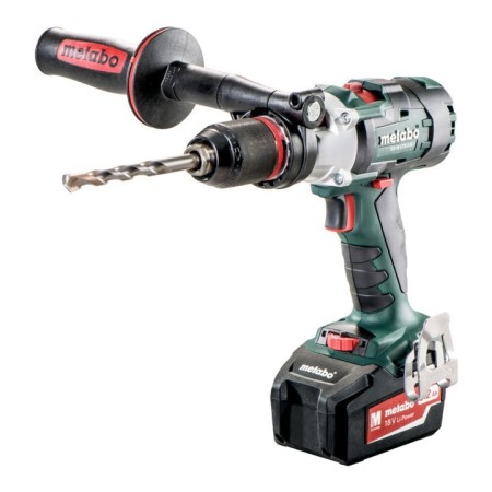 Metabo Akku-3-Gang-Schlagbohrmaschine SB 18 LTX-3 BL I Kunststoffkoffer + 2x18V/5.2Ah Li-Ion + ASC 30-36 V