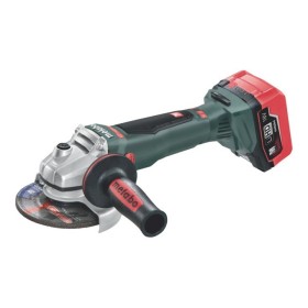 Metabo Akku-Winkelschleifer WB 18 LTX BL 125 Quick Kunststoffkoffer + 2x18V/5.5Ah LiHD + ASC 30-36 V