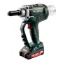 Metabo Akku-Blindnietpistole NP 18 LTX BL 5.0 MetaLoc  2x18V/2Ah Li-Ion + ASC 30-36 V