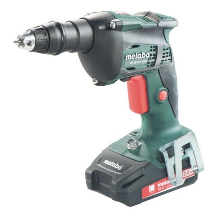 Metabo Akku-Trockenbauschrauber SE 18 LTX 4000 Kunststoffkoffer + 2x18V/2Ah Li-Ion + ASC 30-36 V