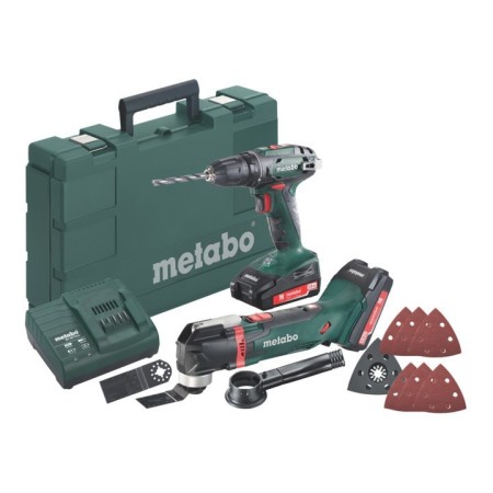 Metabo Akkuset Combo Set 2.6.1 18 V BS 18 + MT 18 LTX + Kunststoffkoffer