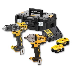 Akku-Bohrschrauber + Schlagschrauber Set DCK2077P2T ,18Volt