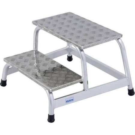 Aluminium Montagetritt Arbeitshöhe (Max.): 2.40 M Krause Silber 5 Kg