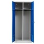 Garderobenschrank Blau/Grau