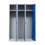 Garderobenschrank Blau/Grau