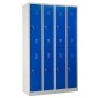 Garderobenschrank Blau/Grau