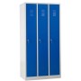 Garderobenschrank Blau/Grau