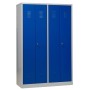 Garderobenschrank Blau/Grau