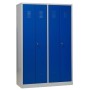 Garderobenschrank Blau/Grau