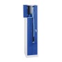 Garderobenschrank Blau/Grau