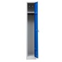 Garderobenschrank Blau/Grau