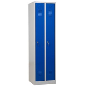 Garderobenschrank Blau/Grau
