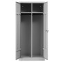 Garderobenschrank Grau/Grau