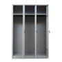 Garderobenschrank Grau/Grau