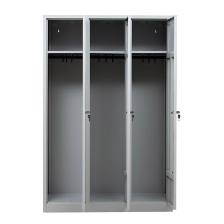 Garderobenschrank Grau/Grau