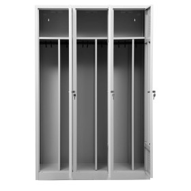 Garderobenschrank Grau/Grau