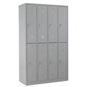 Garderobenschrank Grau/Grau