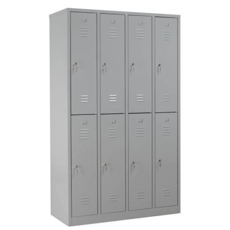 Garderobenschrank Grau/Grau