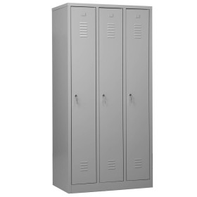 Garderobenschrank Grau/Grau