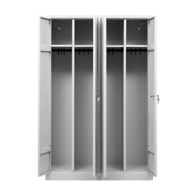 Garderobenschrank Grau/Grau