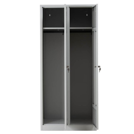 Garderobenschrank Grau/Grau