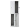 Garderobenschrank Grau/Grau