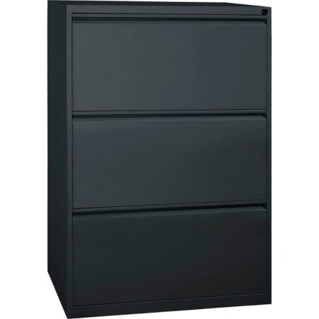 Hängeregistraturschrank Grau 3 Schubladen