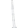 Krause Aluminium Glasreinigerleiter Arbeitshöhe (Max.): 7.40 M Silber 19 Kg