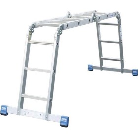 Krause Aluminium Mehrzweckleiter Arbeitshöhe (Max.): 4.40 M Silber 12.5 Kg