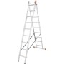 Krause Aluminium Mehrzweckleiter İnkl. Traverse Arbeitshöhe (Max.): 5.25 M Aluminium 9.7 Kg