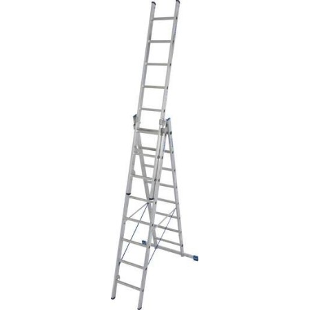 Krause Aluminium Mehrzweckleiter İnkl. Traverse Arbeitshöhe (Max.): 6.05 M Aluminium 16.0 Kg