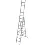 Krause Aluminium Mehrzweckleiter İnkl. Traverse Arbeitshöhe (Max.): 6.05 M Aluminium 16.0 Kg