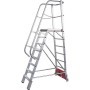 Krause Aluminium Podestleiter Arbeitshöhe (Max.): 4.75 M Silber 52 Kg