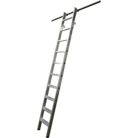 Krause Aluminium Regalleiter Arbeitshöhe (Max.): 4.10 M Silber 7.2 Kg