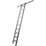 Krause Aluminium Regalleiter Arbeitshöhe (Max.): 4.10 M Silber 7.2 Kg