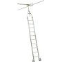 Krause Aluminium Regalleiter Arbeitshöhe (Max.): 4.30 M Silber 18 Kg