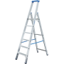 Krause Aluminium Stufen-Stehleiter Arbeitshöhe (Max.): 3.90 M Silber 10.5 Kg