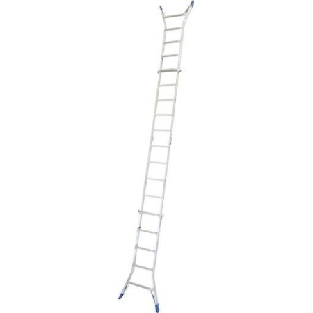 Krause Aluminium Teleskopleiter Arbeitshöhe (Max.): 6.05 M Aluminium 18 Kg