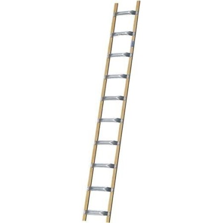 Krause Aluminium, Holz Dachleiter Silber, Hell-Braun 5 Kg