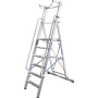 Krause Stabilo® Professional Aluminium Stufen-Stehleiter Arbeitshöhe (Max.): 5.3 M Silber 30.5 Kg