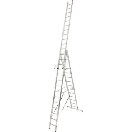 Krause Tribilo Aluminium Mehrzweckleiter İnkl. Traverse Arbeitshöhe (Max.): 10.90 M Aluminium 31.5 Kg