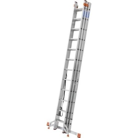Krause Tribilo Aluminium Mehrzweckleiter İnkl. Traverse Arbeitshöhe (Max.): 6.85 M Aluminium 16.4 Kg