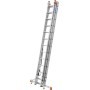 Krause Tribilo Aluminium Mehrzweckleiter İnkl. Traverse Arbeitshöhe (Max.): 6.85 M Aluminium 16.4 Kg